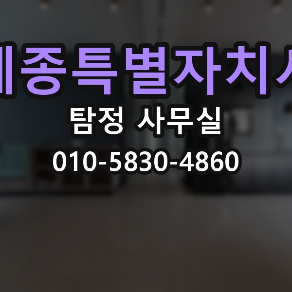 세종특별자치시 탐정 사무실 실종 의뢰 시 가족이 체크할 정보